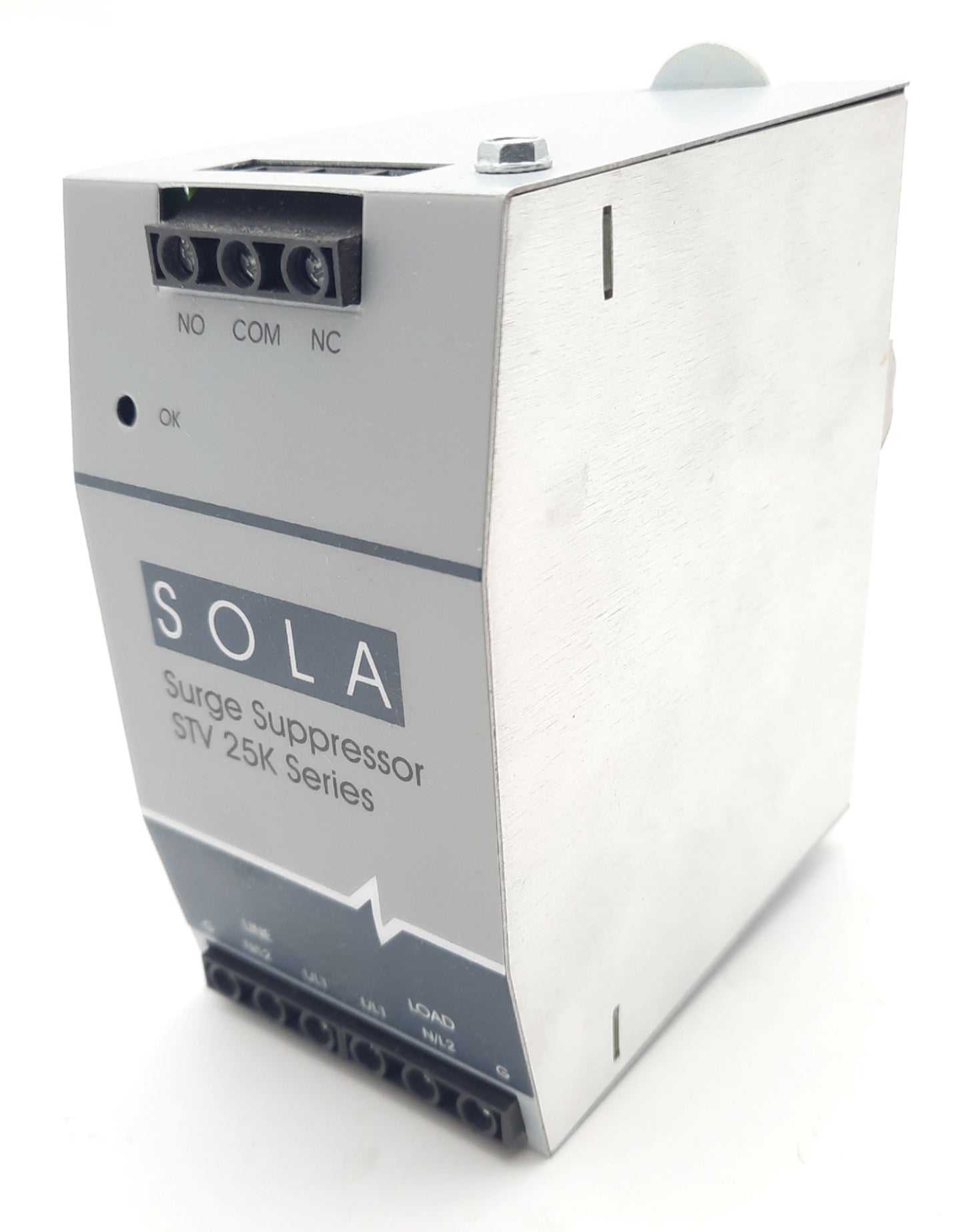 Used Emerson SOLA STV25K-24S Surge Suppressor, Single Phase 240VAC 20A DIN Rail