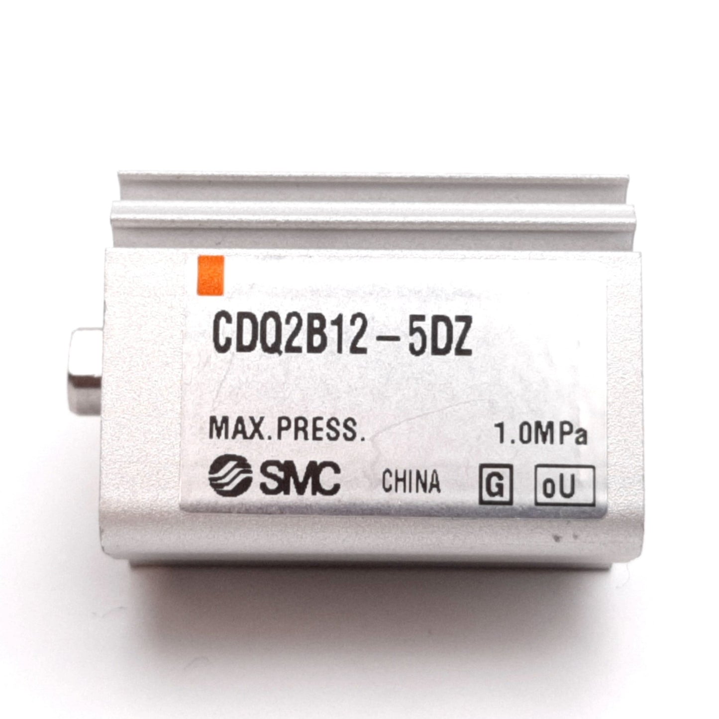 Used SMC CDQ2B12-5DZ Compact Cylinder, Bore: 12mm, Stroke: 5mm, 1.0MPa, M5x0.8