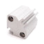 Used SMC CDQ2B12-5DZ Compact Cylinder, Bore: 12mm, Stroke: 5mm, 1.0MPa, M5x0.8