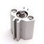 Used SMC CDQ2B12-5DZ Compact Cylinder, Bore: 12mm, Stroke: 5mm, 1.0MPa, M5x0.8