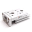 Used SMC MXS6-10 Pneumatic Slide Table, Bore: 6mm, Stroke: 10mm, Pressure 0.15-0.7MPa