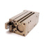 Used Robohand MPS-1-2 Mini Dual-V Roller Bearing Ball Rail Thruster Slide 1" Stroke