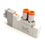 Used SMC SY3120-5LOZ-N7 Solenoid Valve, 1/4" P2C, M5 Ports, 0.15-0.7MPa, 24V DC Coil