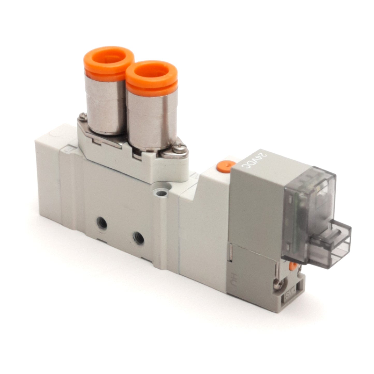 Used SMC SY3120-5LOZ-N7 Solenoid Valve, 1/4" P2C, M5 Ports, 0.15-0.7MPa, 24V DC Coil