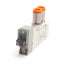Used SMC SY3120-5LOZ-N7 Solenoid Valve, 1/4" P2C, M5 Ports, 0.15-0.7MPa, 24V DC Coil
