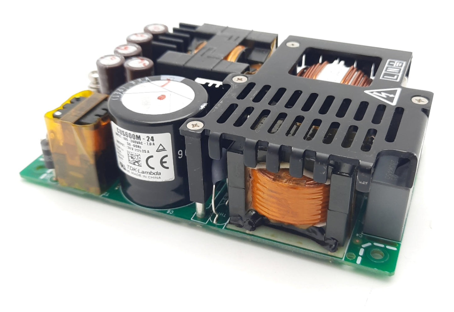 Used TDK Lambda CUS600M-24 Switching Power Supply 100-240VAC 7.0A, 24VDC 25A