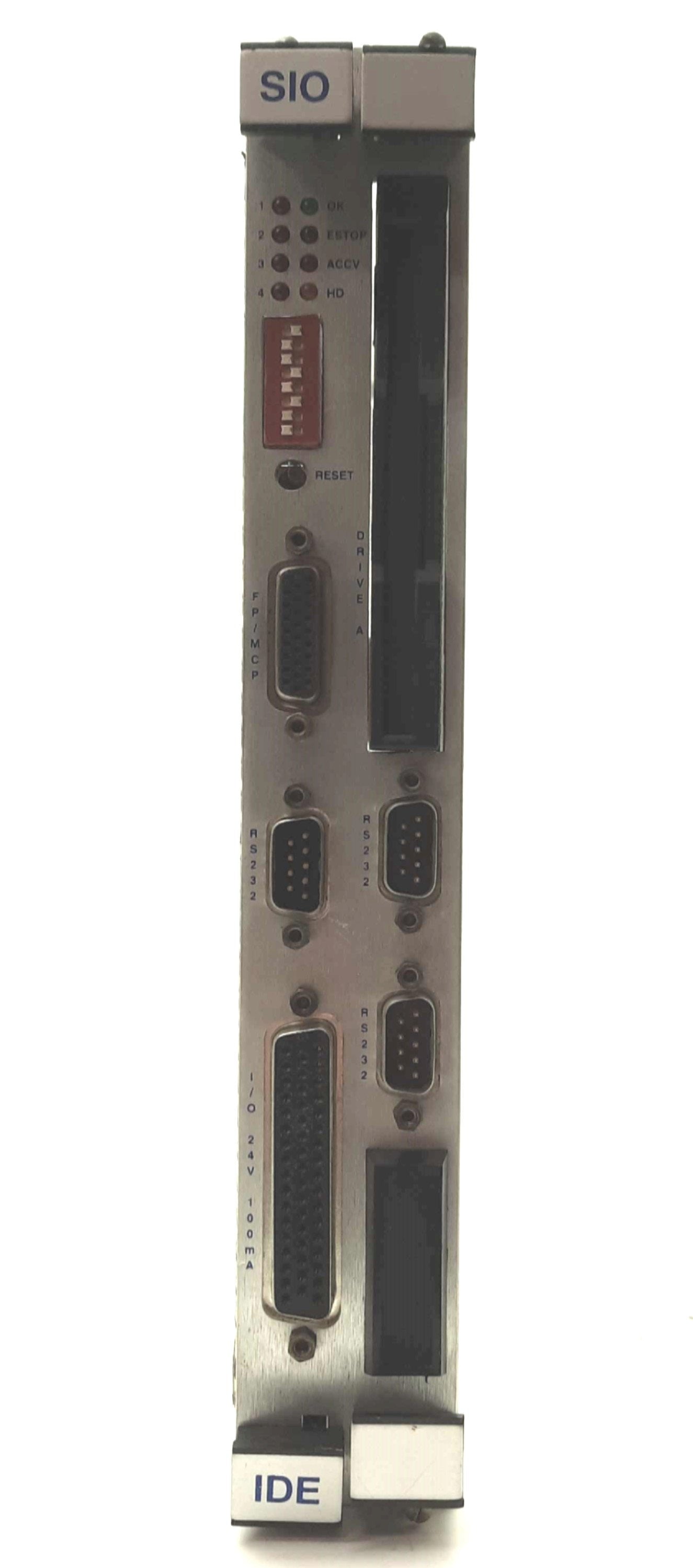 Used Adept 10332-22000 Rev. G SIO IDE FDD/HDD Module Card for MV Controller, 3x RS232