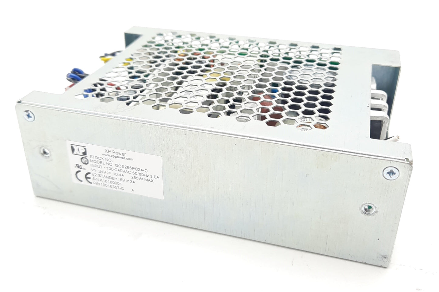 Used XP Power GCS265PS24-C Power Supply AC/DC 100-240VAC 3.0A, 24VDC, 10A, 264W