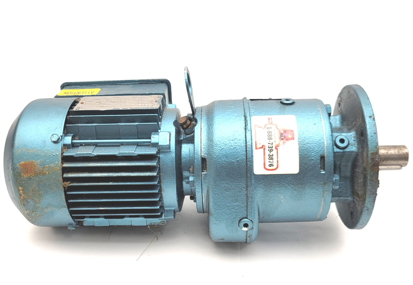 Used Sew Eurodrive RF40DT71C6 Gearmotor 7.8RPM, 111.16:1, 0.2HP, 220/380VAC 3-Ph