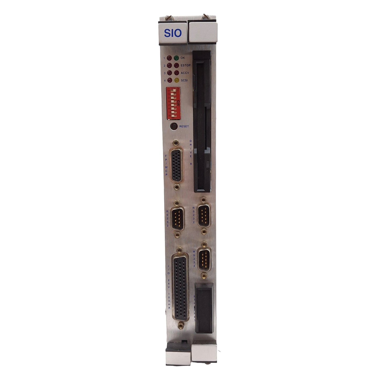 Used Adept 10332-12350 Rev. P6 SIO IDE FDD/HDD Module Card for MV Controller 3x RS232