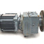 Used SEW EuroDrive RF37 DR63M6 Gearmotor 105.28:1, 8.5RPM, 1" Shaft, 220/380VAC 3-Ph