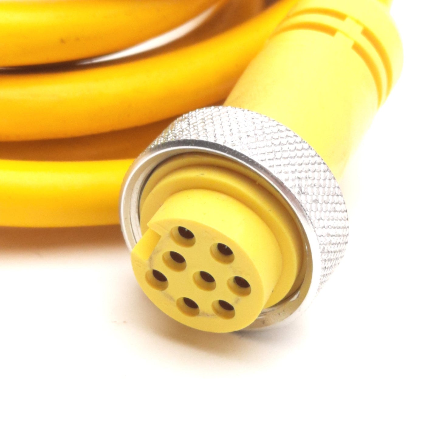 Used Jokab Safety JSNA-8PFSE-20 Single Ended Cordset, 8MR 8-Pole Mini Female, 3.5m