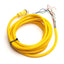 Used Jokab Safety JSNA-8PFSE-20 Single Ended Cordset, 8MR 8-Pole Mini Female, 3.5m