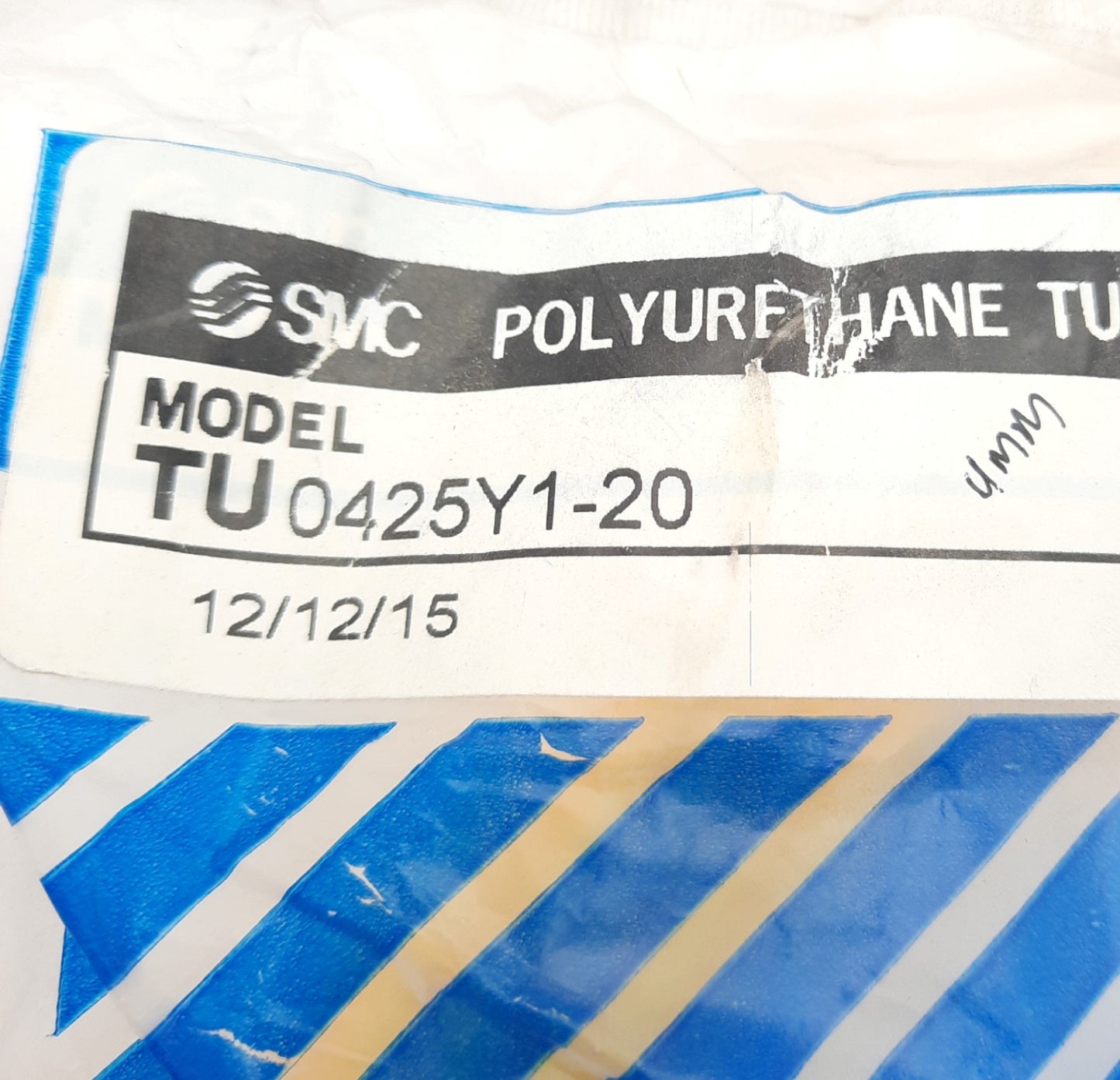 New Lot of 2 SMC TU0425Y1-20 Polyurethane Tubing 20m (65ft) length 4mm O.D 2.5mm I.D