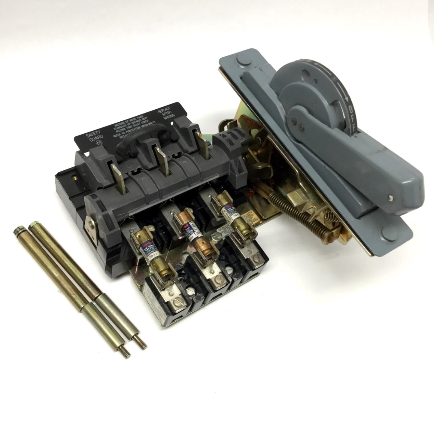 Used Allen Bradley 1494F-NF30 Fusible Disconnect Switch w/ C233 Class H Fuse Block