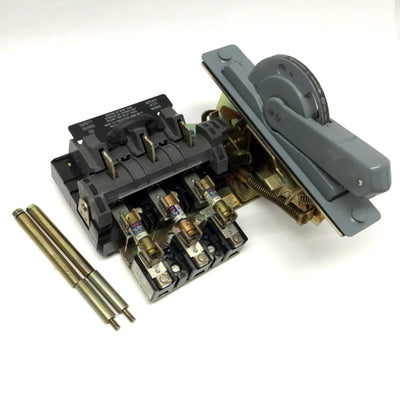 Used Allen Bradley 1494F-NF30 Fusible Disconnect Switch w/ C233 Class H Fuse Block