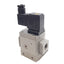 Used SMC NAV3000-N03-5D Pneumatic Soft Start Valve, 0.2-1.0MPa, 24VDC, 3/8" NPT