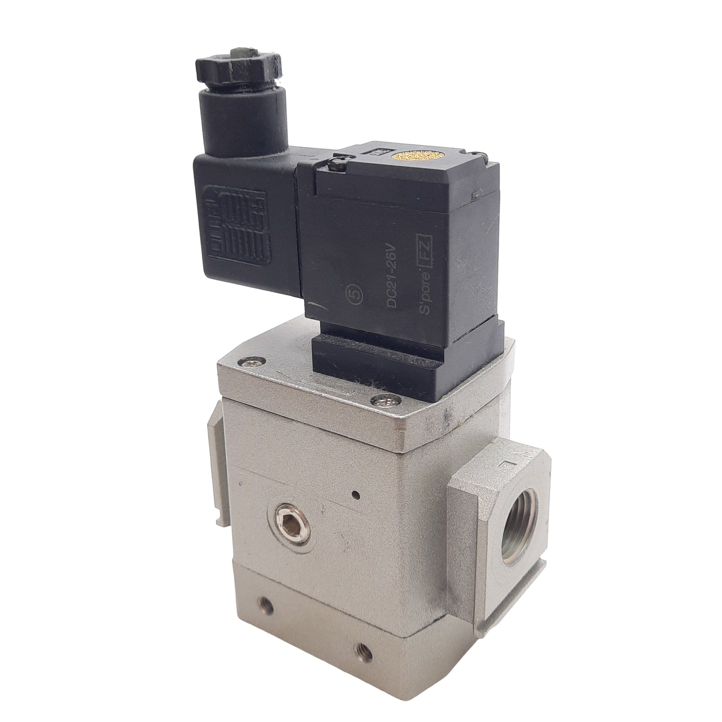 Used SMC NAV3000-N03-5D Pneumatic Soft Start Valve, 0.2-1.0MPa, 24VDC, 3/8" NPT