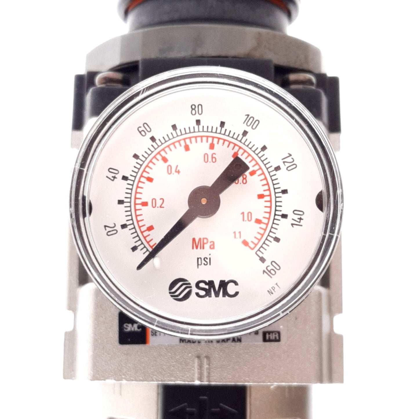 Used SMC NAW3000-N02 Pneumatic Filter/Regulator, Set: 0.05-0.85MPa, Ports: 1/4" NPT
