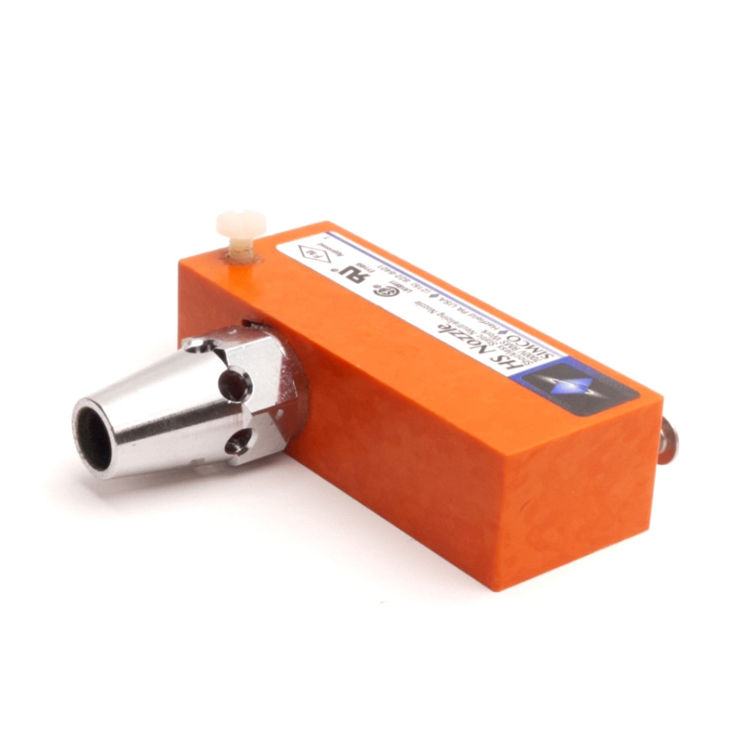 Used Simco Type HS Shockless Ionizing Air Nozzle & Body, 7000V AC, 10" WD, 15-100Psi