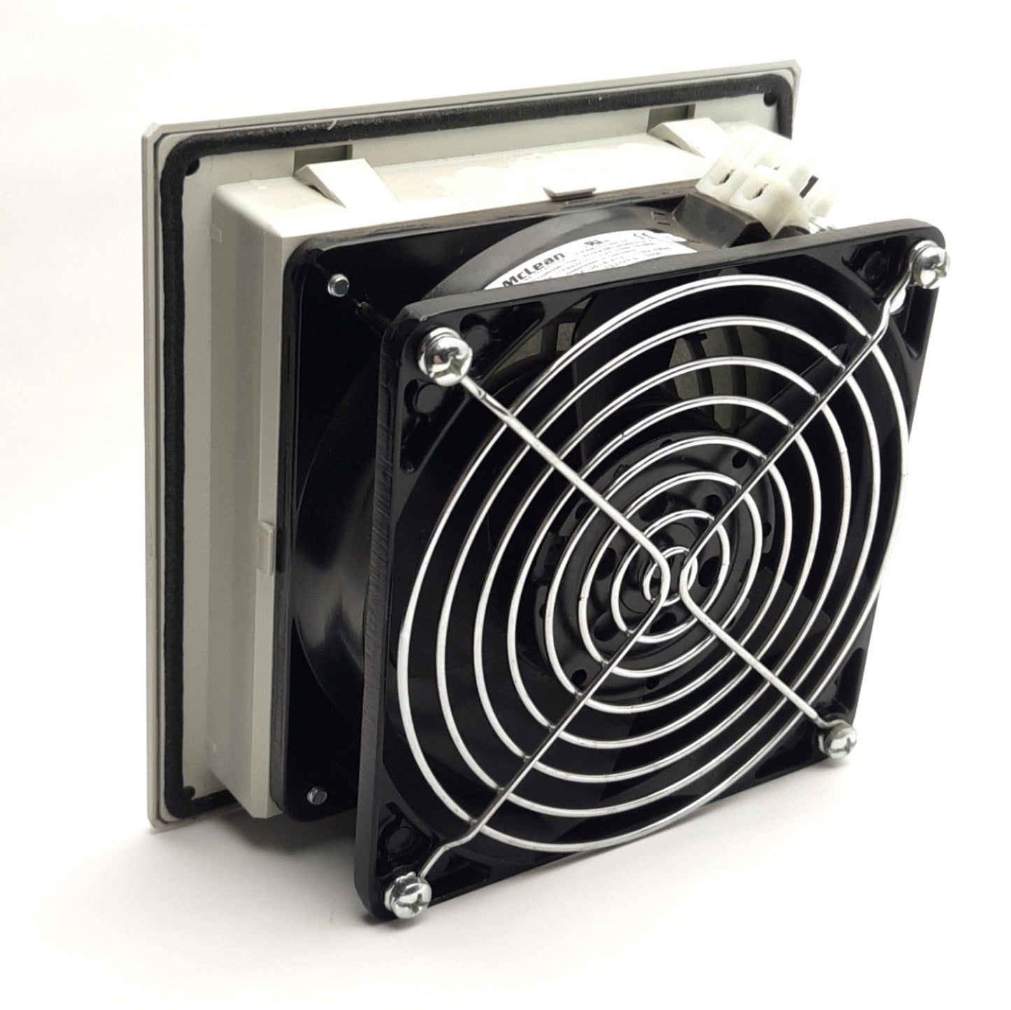Used McClean Hoffman SF-0516-414 Enclosure Fan w/ Exhaust Grille 115VAC 120mm Fan