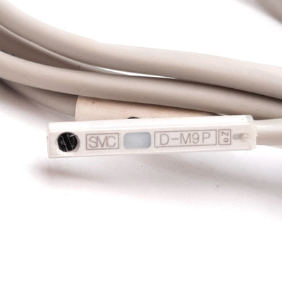 Used SMC D-M9P Solid State Sensor, In-Line, 5/12/24VDC, PNP Output, 3-Wire