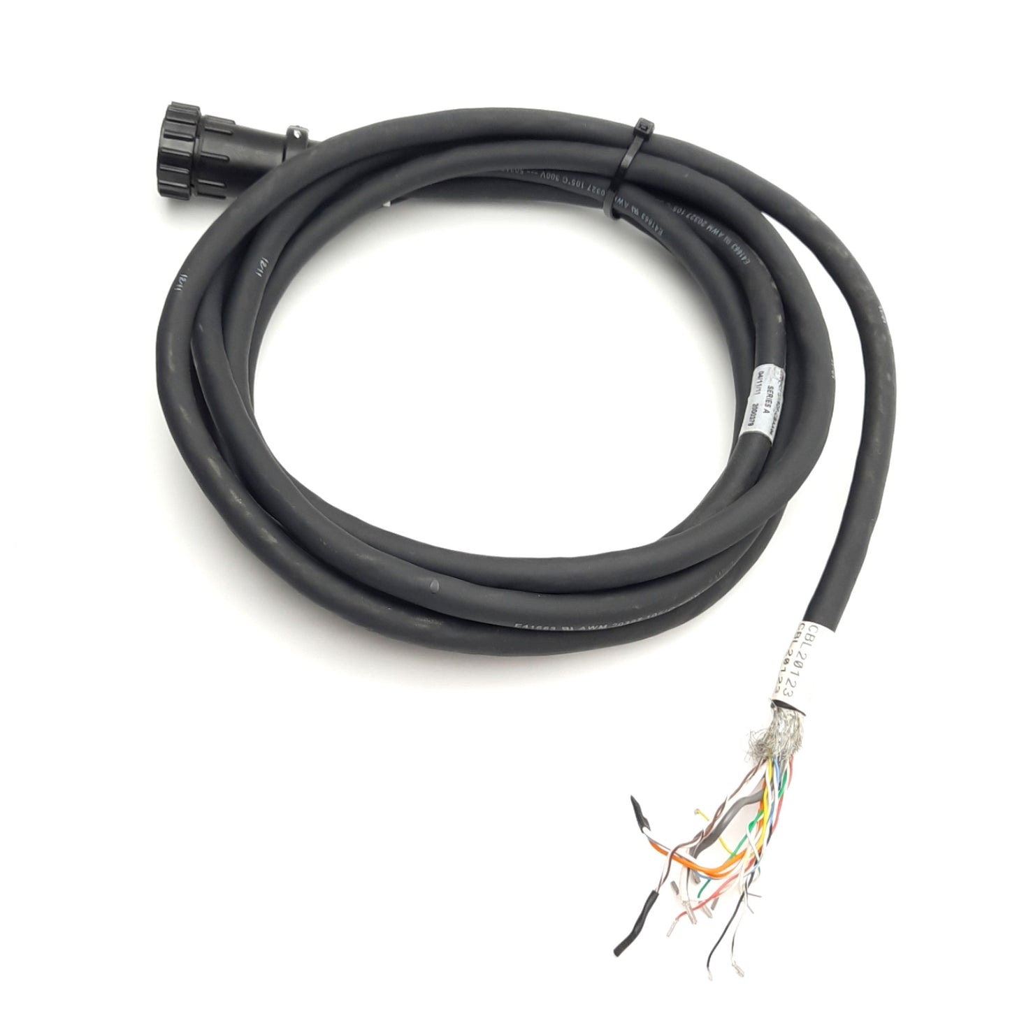 Used Allen Bradley 2090-CFBM6DF-CBAA04 Kinetix Motor Feedback Cable, 4 Meters