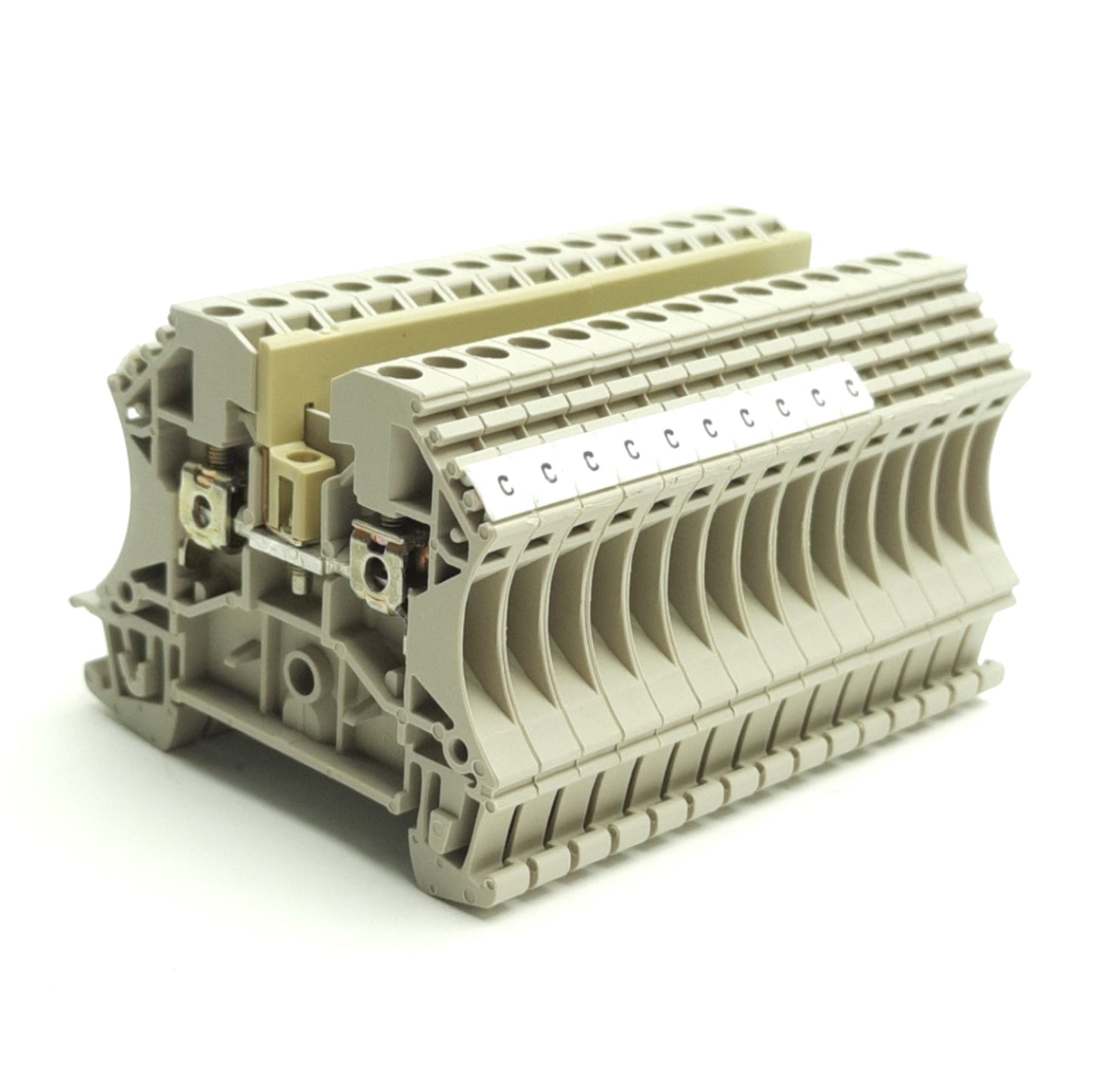 Used Lot of 15 Weidmuller WDU2.5 Terminal Block, Rating: 600V 20A, 26-12AWG