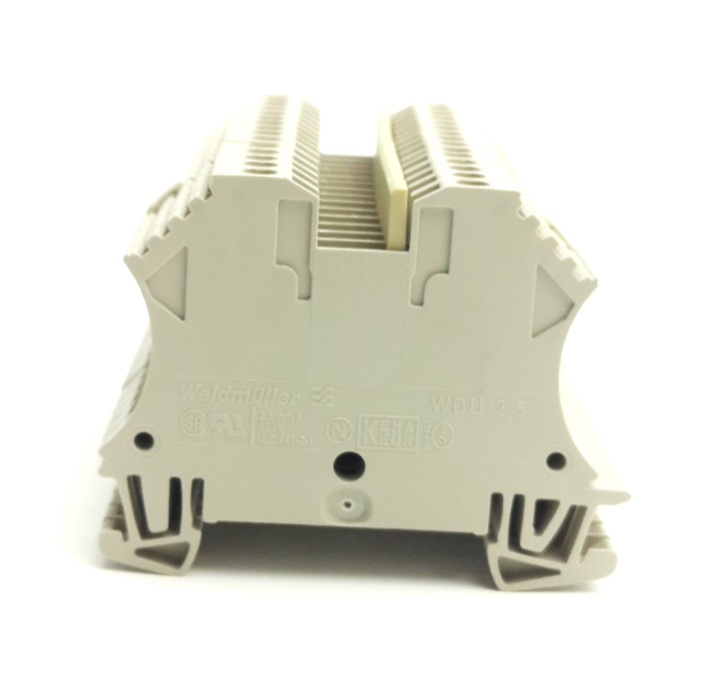 Used Lot of 15 Weidmuller WDU2.5 Terminal Block, Rating: 600V 20A, 26-12AWG