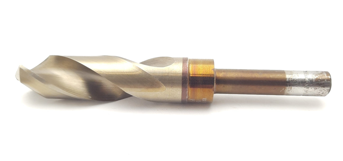 Used Chicago Latrobe 53459 90C 1/2" Reduced Shank Silver & Deming Drill 59/64"