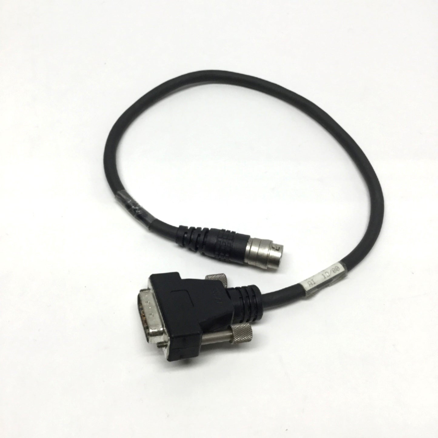 Used Cognex 300-0202-015 CVM Single Analog Camera Cable, DB26 to 12-Pin Hi-Rose, 15"