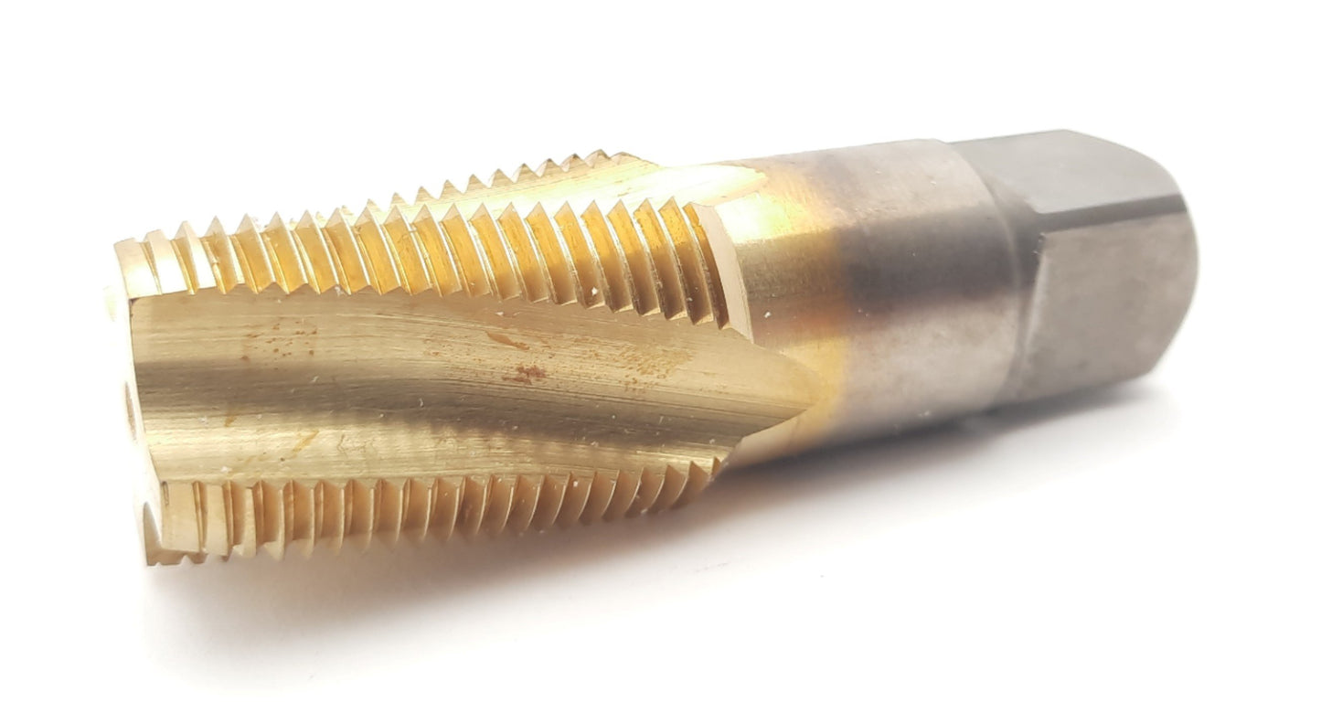 Used Widia GTD VTSFT8007 Spiral Flute Tap 3/4"-14, 4 Flute NPT Thread