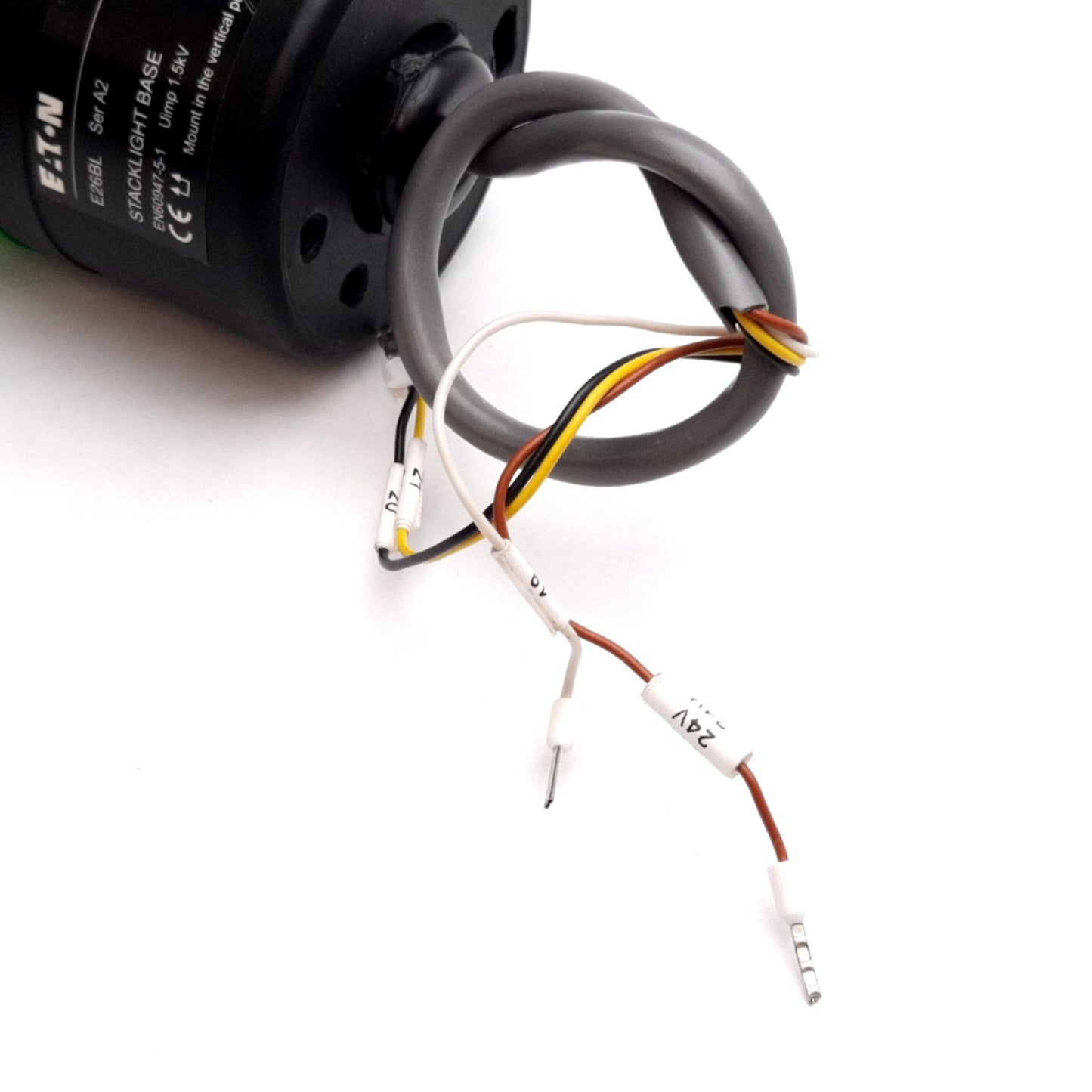 Used Eaton Cutler-Hammer E26BL E26BQV2 Stack Light Signal Alarm Tower, Red Green