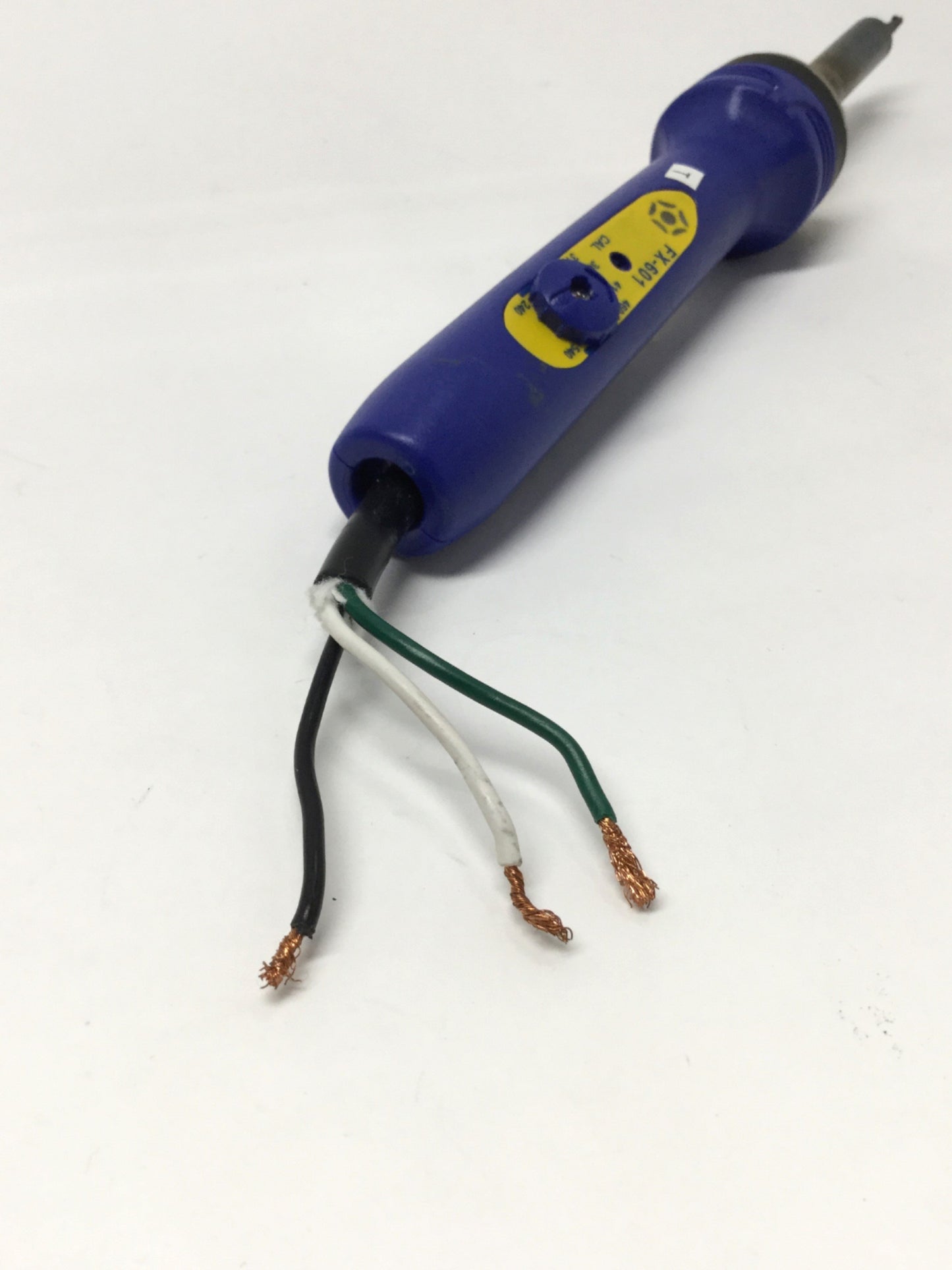 Used Hakko FX-601 Adjustable Closed-Loop Soldering Iron 240-540°C 120VAC *Cut Cord*