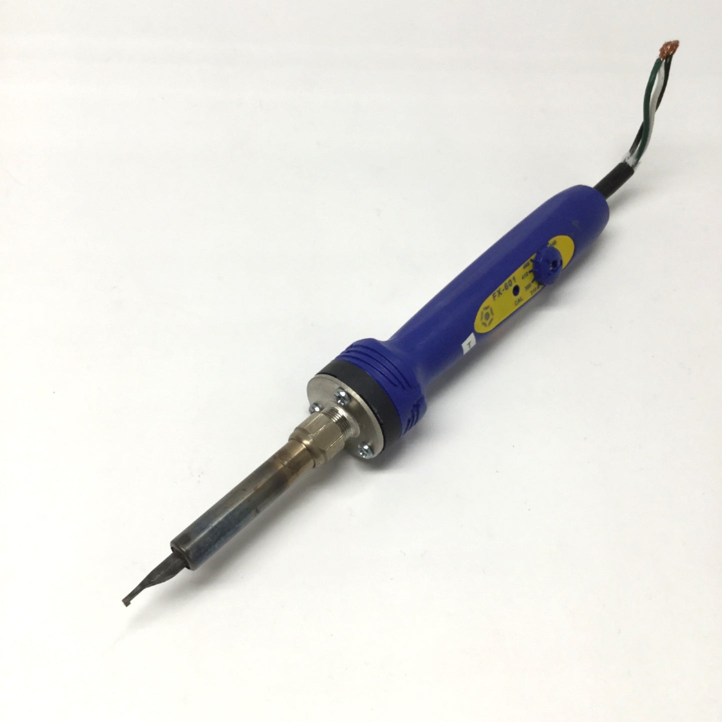 Used Hakko FX-601 Adjustable Closed-Loop Soldering Iron 240-540°C 120VAC *Cut Cord*