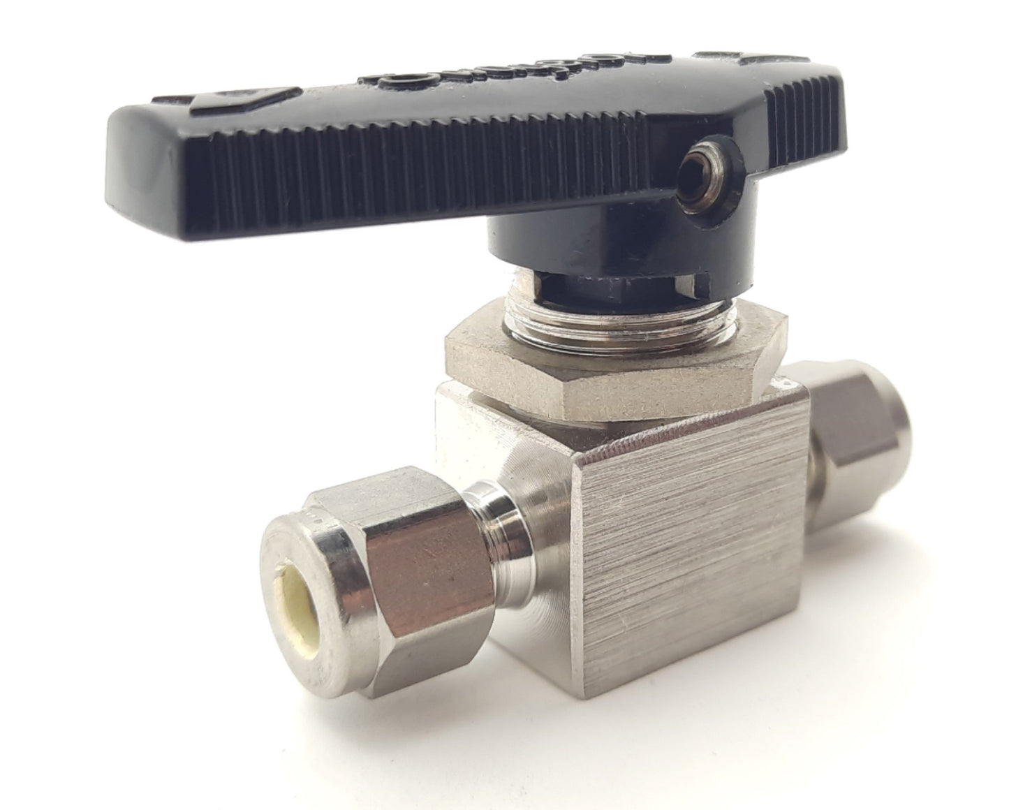 Used Swagelok SS-43GS4-1466 SS Ball Valve, 1/4" Swagelok Tube Fittings, 500PSI