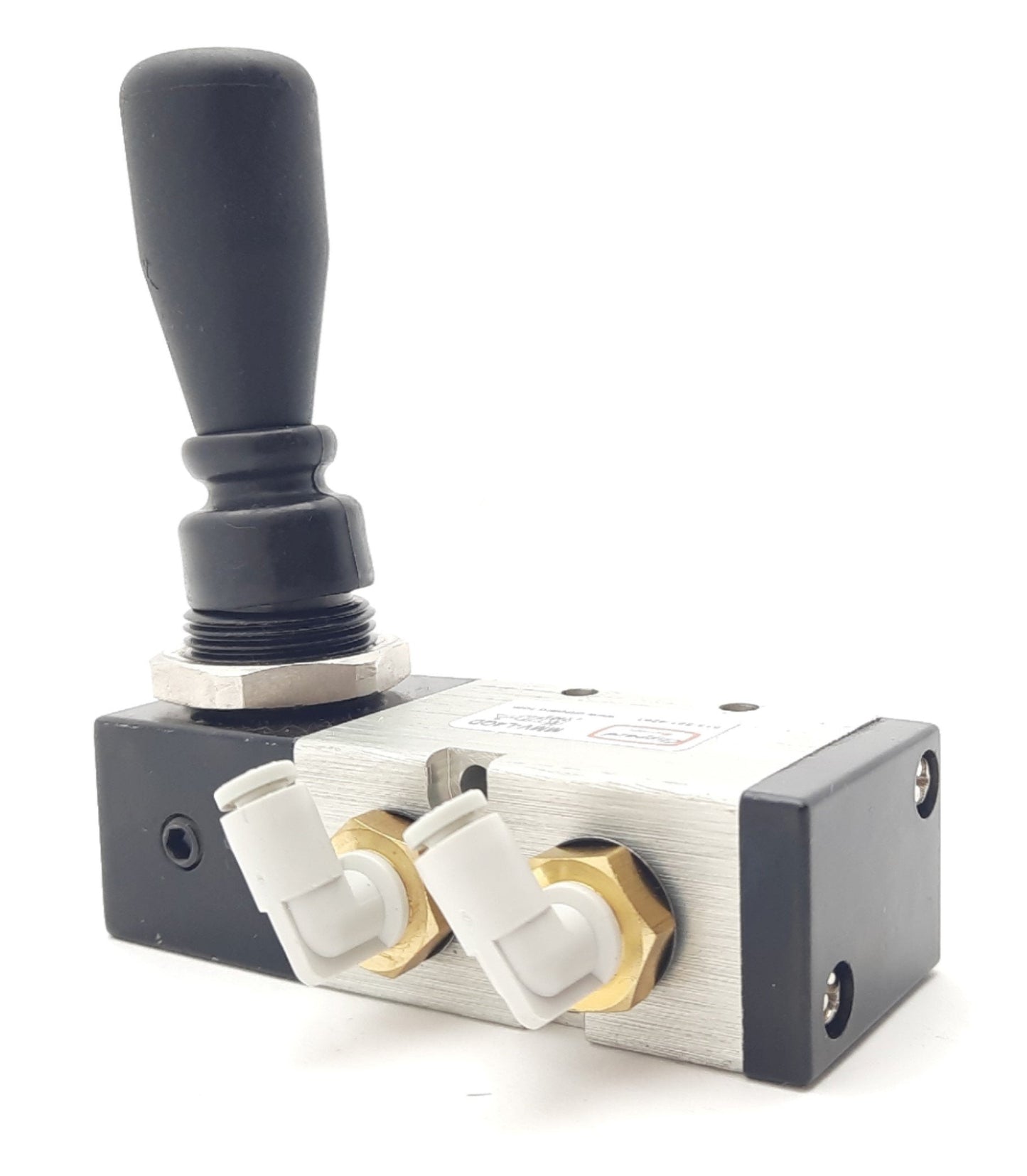 Used Clippard MMV-L4QD Lever Valve 4 Way 2 Position Detented 150PSIG 1/4" NPT