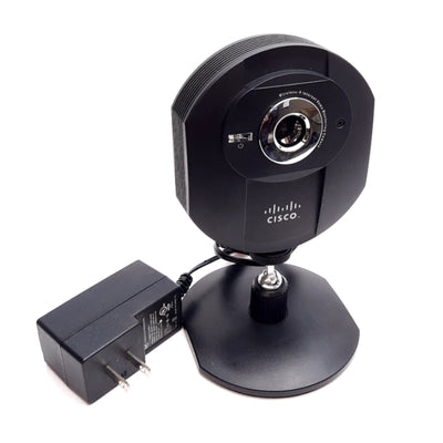 Used Cisco WVC80N Wireless-N Internet Home Monitoring Camera, With 5VDC Power Supply