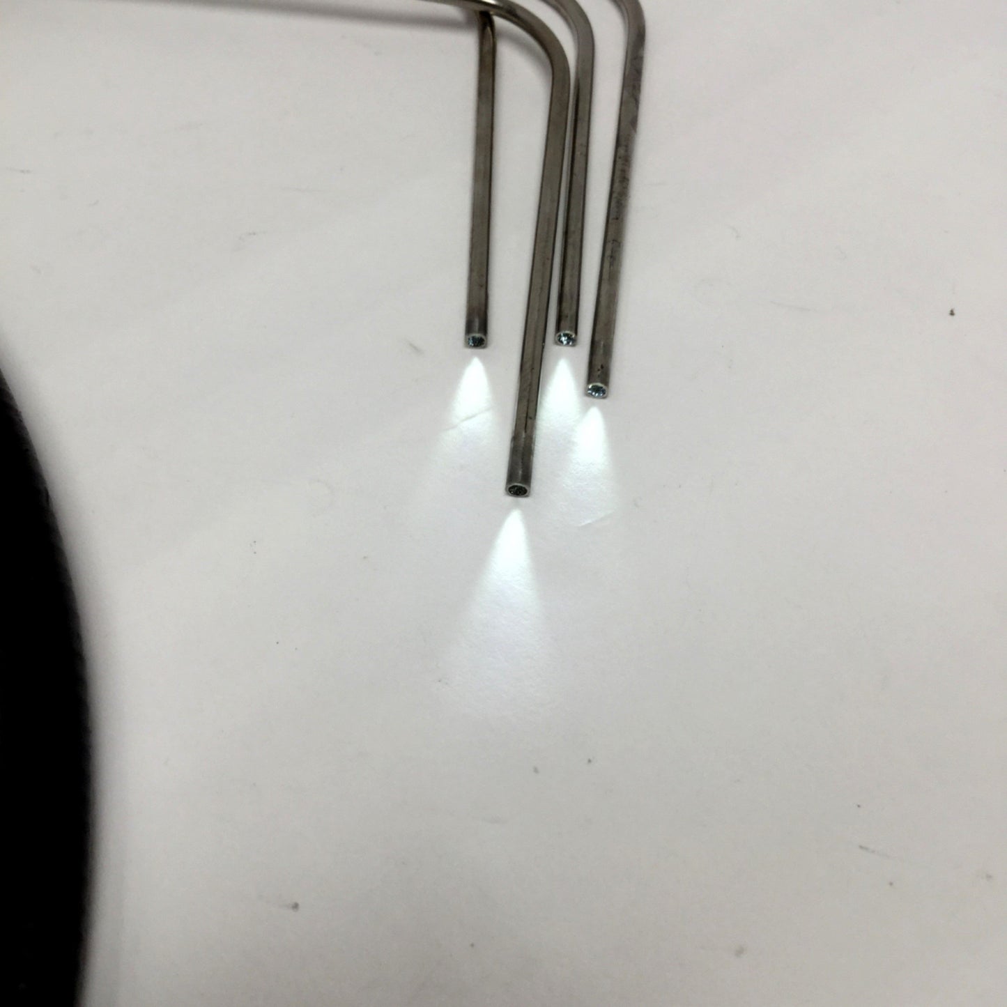 Used Lesco OLB1040 UV Curing Quad Fiber Light Guide, Out: 1.77mm ID x 2.5mm OD, 1m L