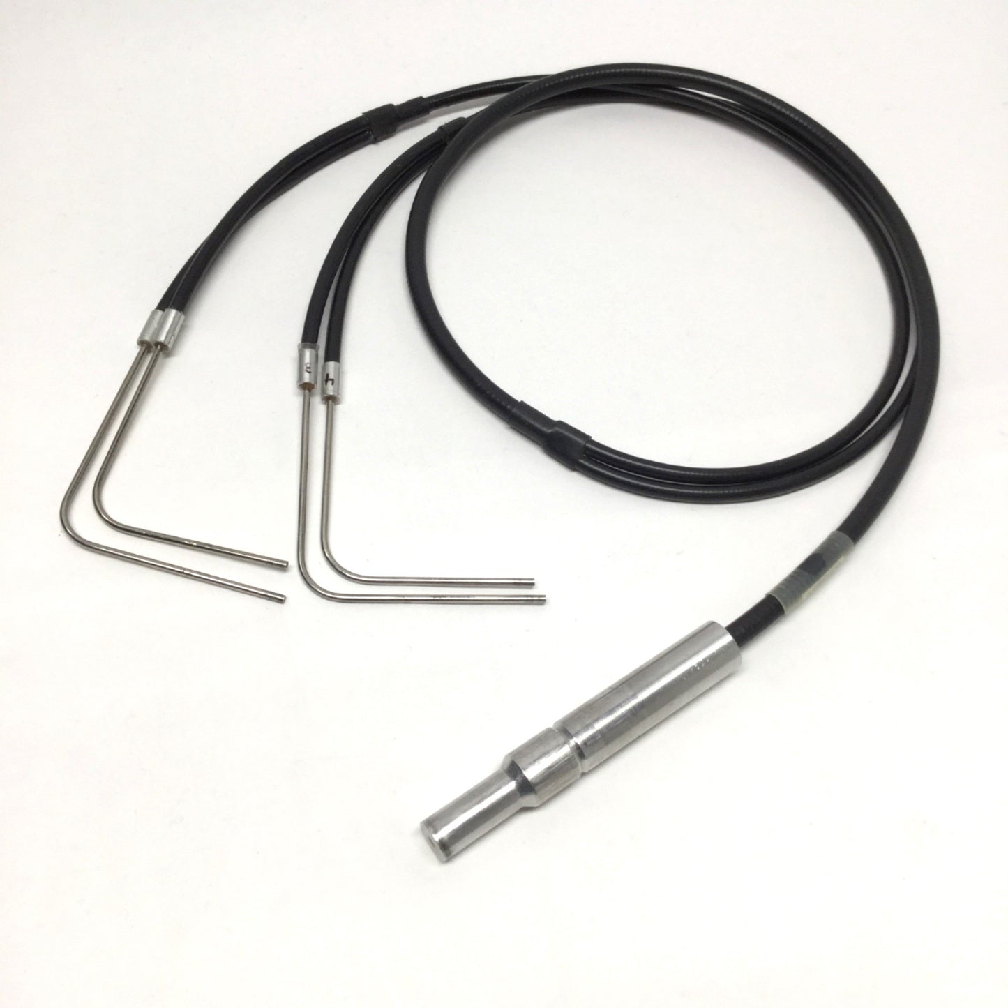 Used Lesco OLB1040 UV Curing Quad Fiber Light Guide, Out: 1.77mm ID x 2.5mm OD, 1m L