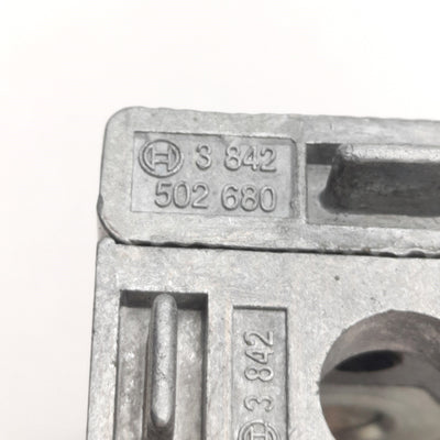 Used Bosch 3842502680 Aluminum Extrusion Multi-Angle Bracket 180°, 10mm T-Slot