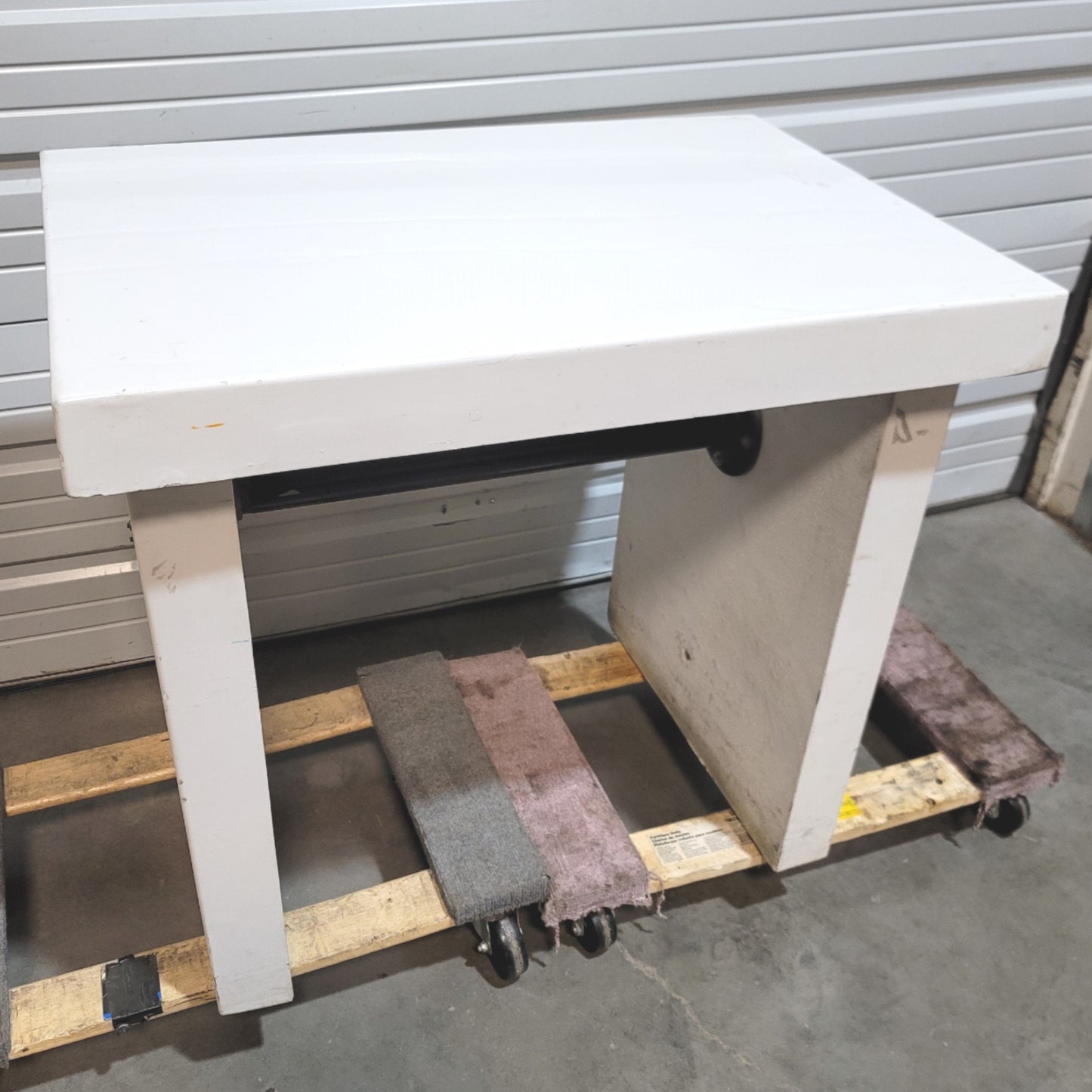 Used Porcelain Microscope Balance Anti Vibration Isolation Table Stand 35"x 24"x 31"