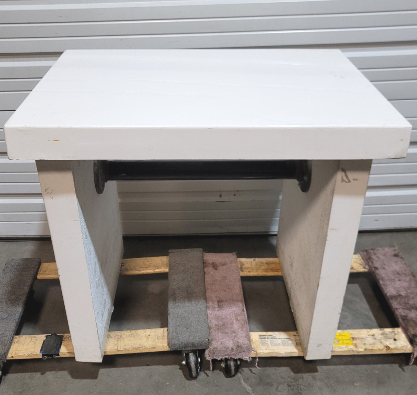 Used Porcelain Microscope Balance Anti Vibration Isolation Table Stand 35"x 24"x 31"