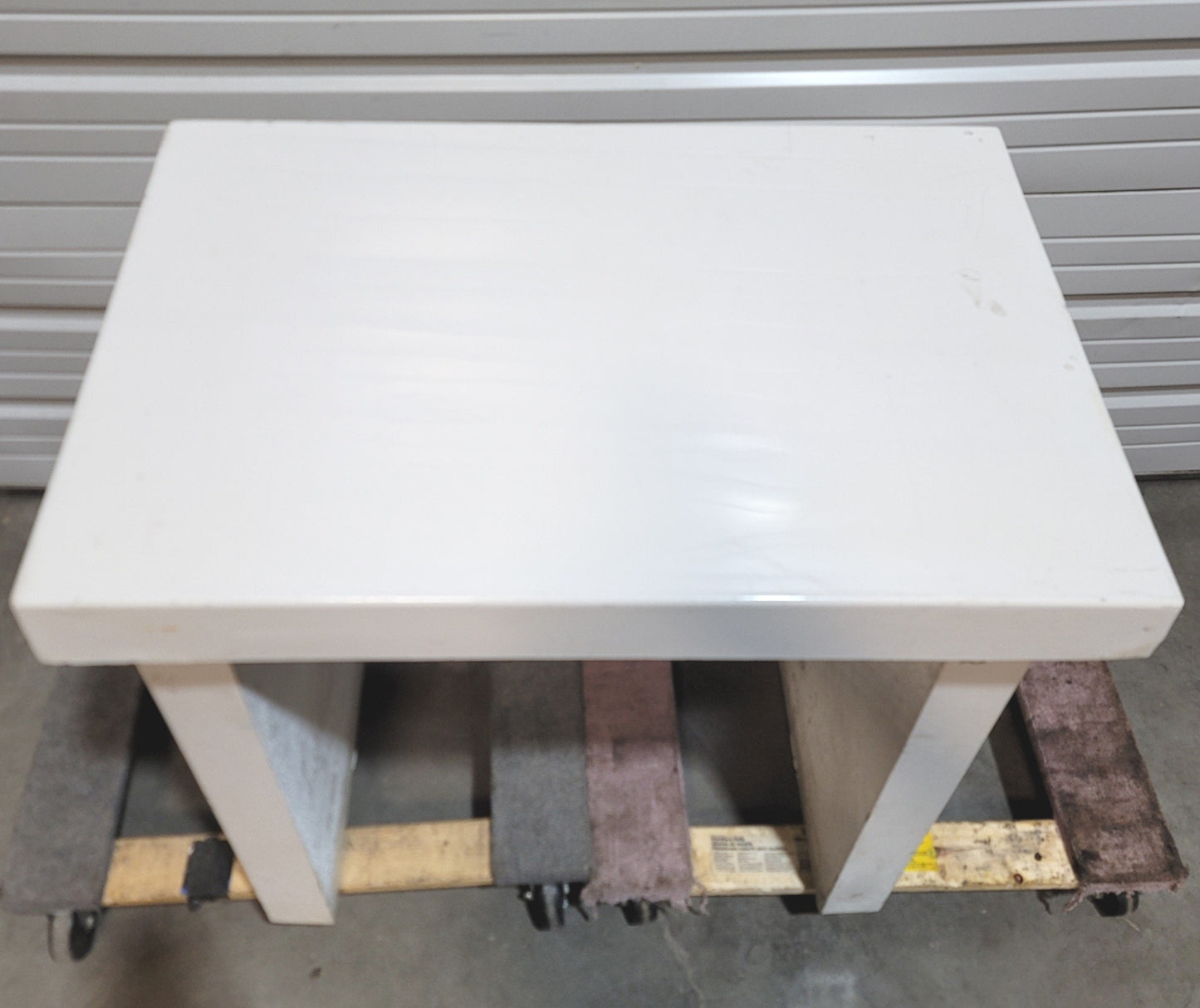 Used Porcelain Microscope Balance Anti Vibration Isolation Table Stand 35"x 24"x 31"
