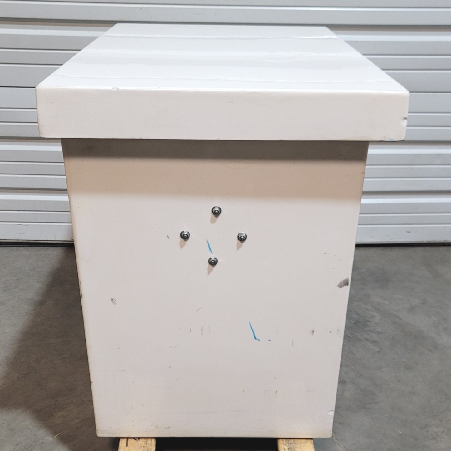 Used Porcelain Microscope Balance Anti Vibration Isolation Table Stand 35"x 24"x 31"