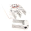 Used Lot of 3 80/20 4198 Ninety Degree Structural Pivot w/ Dual Arms Series 10