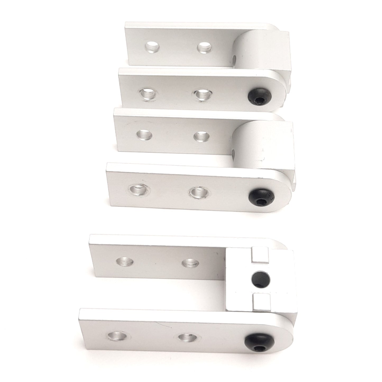 Used Lot of 3 80/20 4198 Ninety Degree Structural Pivot w/ Dual Arms Series 10