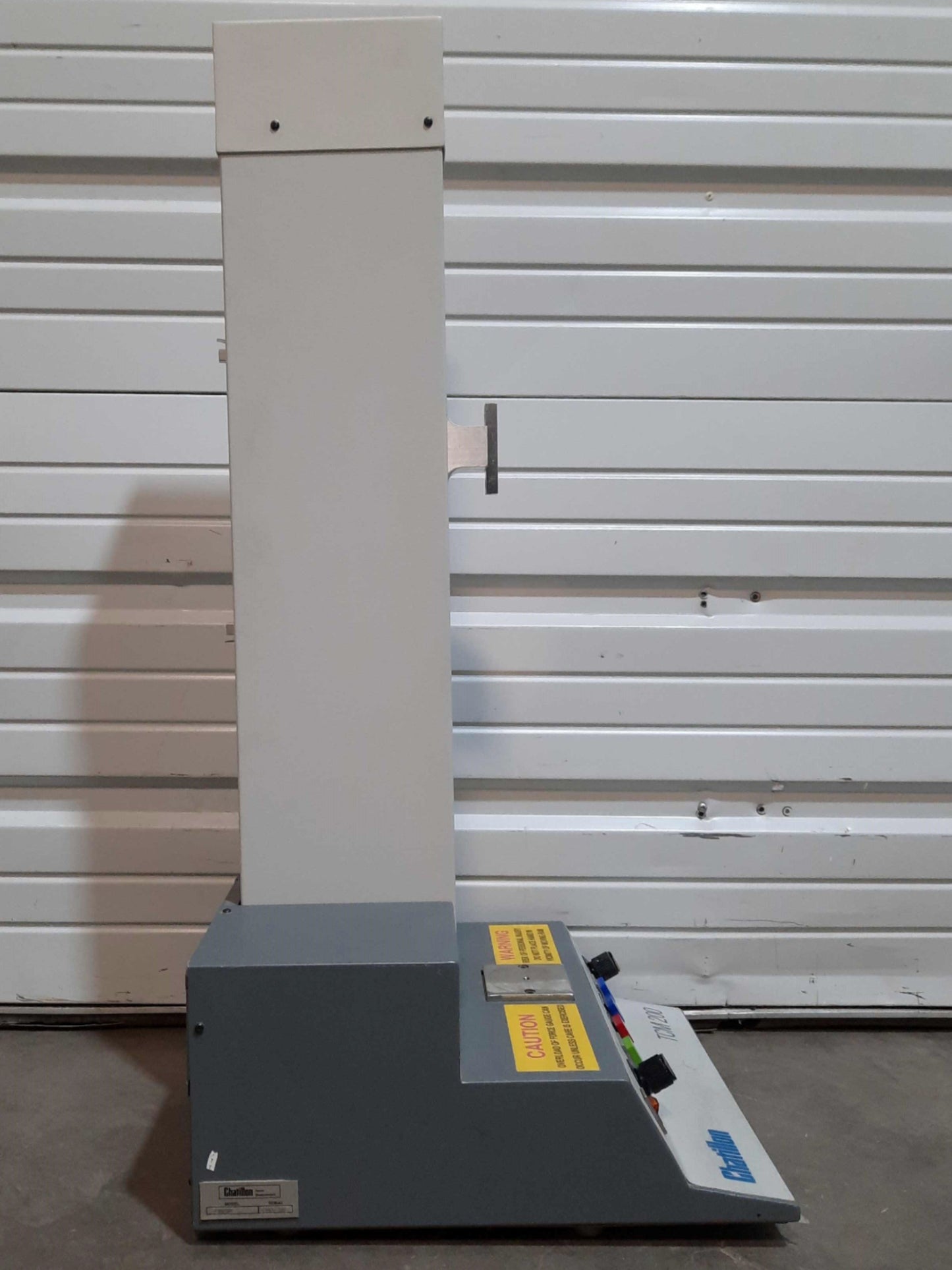 Used Chatillon TCM200 Motorized Test Stand 18" Travel 225lbf Adjustable Limits 120VAC