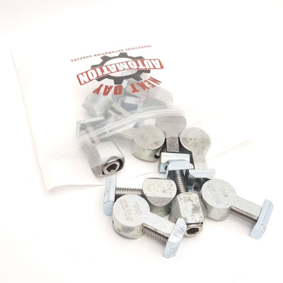 Used Lot of 11 80/20 3660 Standard Anchor Fastener Assembly 15 Series, 5/16-18 Thread