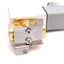 Used SMC VX214FGXB Solenoid Valve, 2-Way N/C, 24VDC, 0.1MPa to Atmospheric, Rc1/4